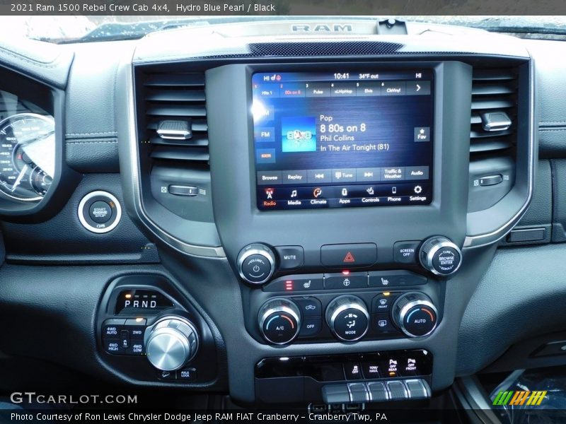 Controls of 2021 1500 Rebel Crew Cab 4x4