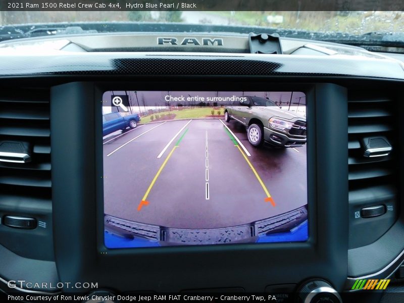 Hydro Blue Pearl / Black 2021 Ram 1500 Rebel Crew Cab 4x4