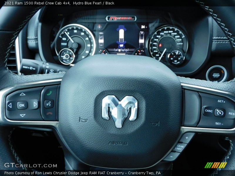  2021 1500 Rebel Crew Cab 4x4 Steering Wheel