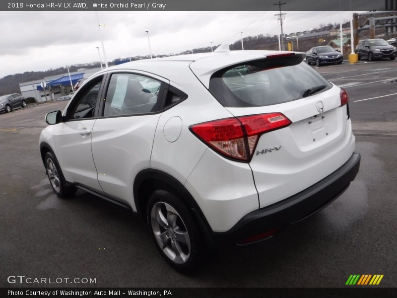 White Orchid Pearl / Gray 2018 Honda HR-V LX AWD