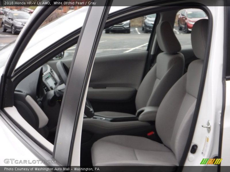 White Orchid Pearl / Gray 2018 Honda HR-V LX AWD