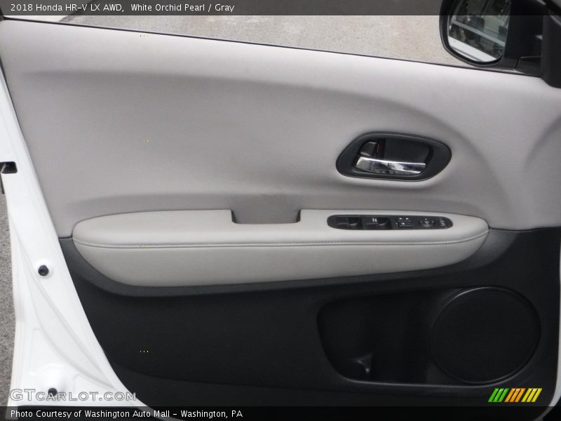 White Orchid Pearl / Gray 2018 Honda HR-V LX AWD