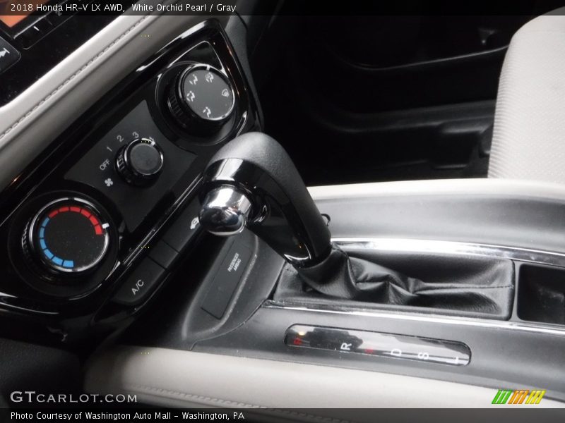 White Orchid Pearl / Gray 2018 Honda HR-V LX AWD