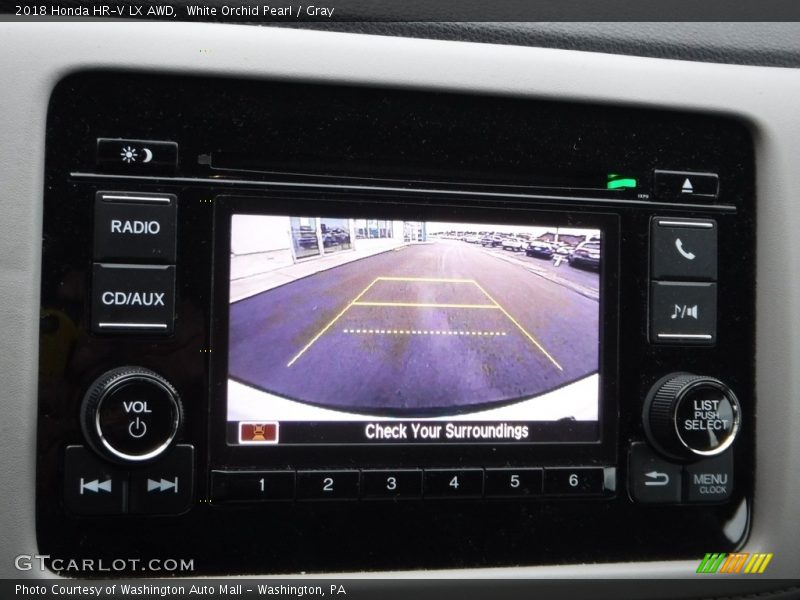 White Orchid Pearl / Gray 2018 Honda HR-V LX AWD