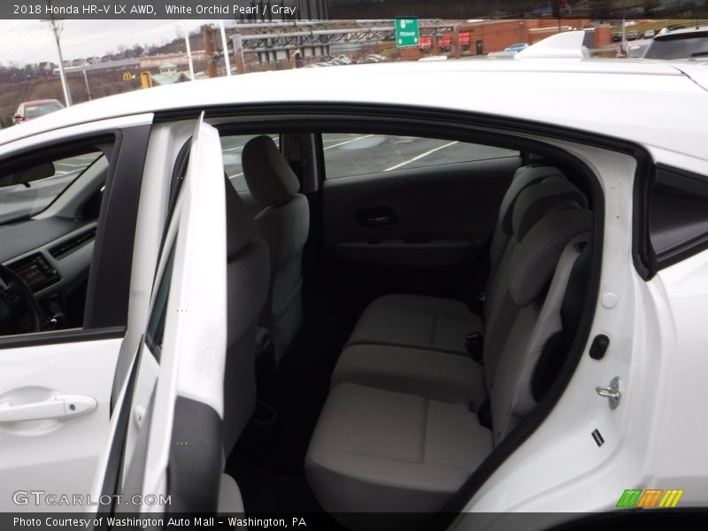 White Orchid Pearl / Gray 2018 Honda HR-V LX AWD