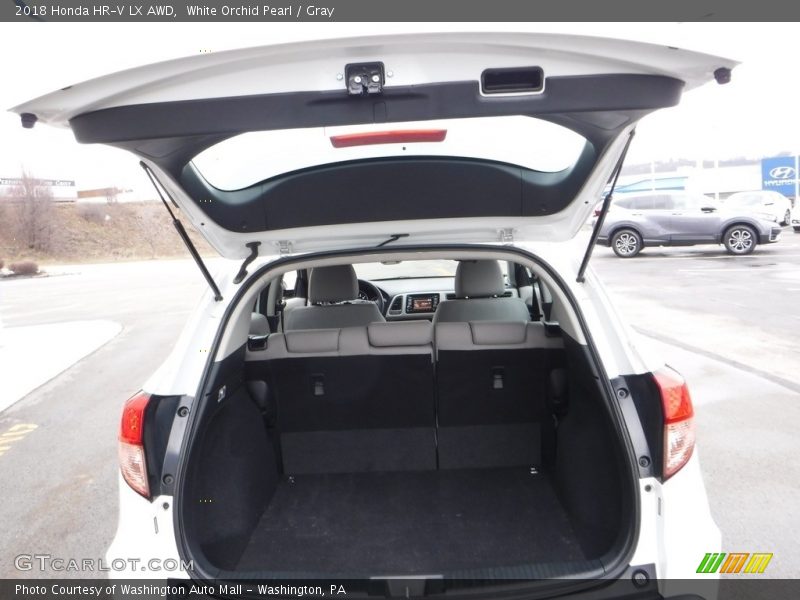 White Orchid Pearl / Gray 2018 Honda HR-V LX AWD
