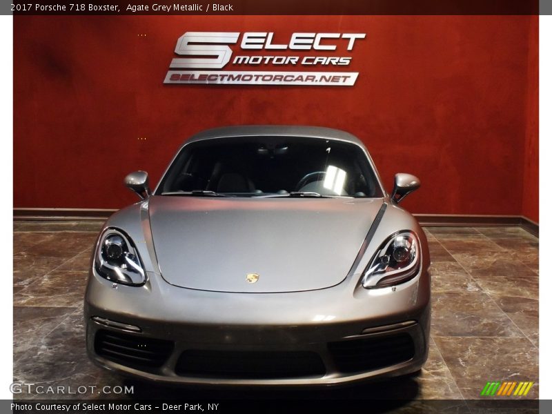 Agate Grey Metallic / Black 2017 Porsche 718 Boxster