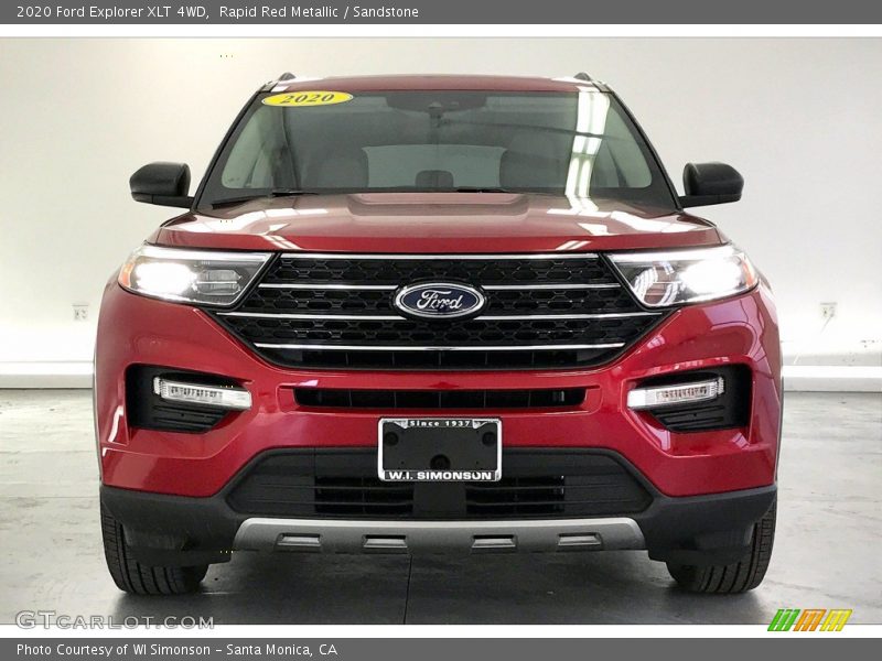 Rapid Red Metallic / Sandstone 2020 Ford Explorer XLT 4WD