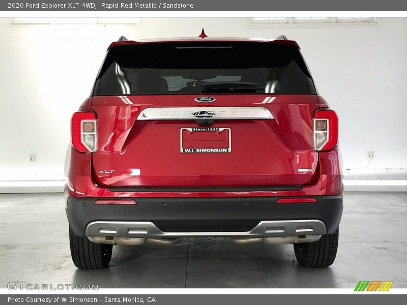 Rapid Red Metallic / Sandstone 2020 Ford Explorer XLT 4WD