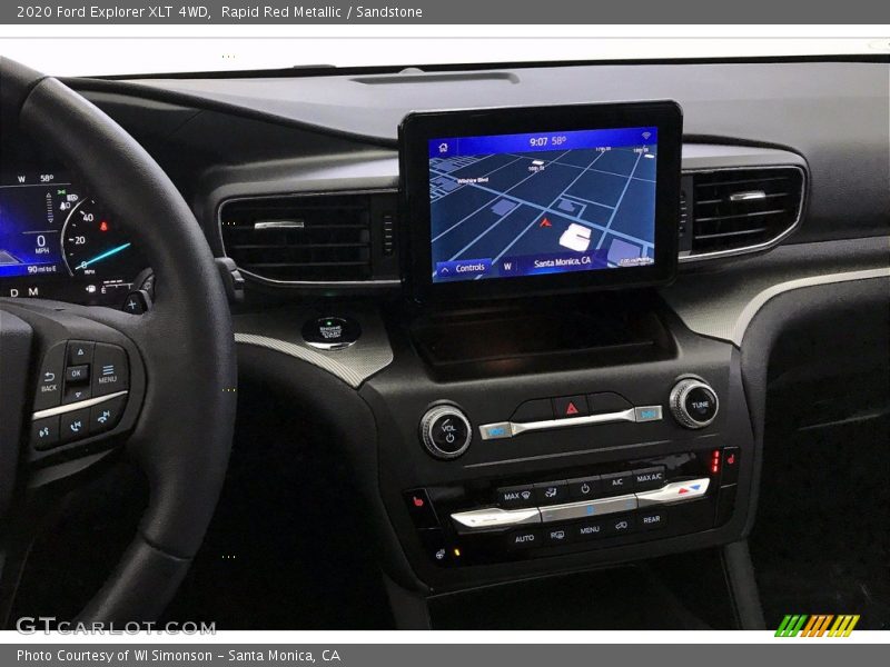 Rapid Red Metallic / Sandstone 2020 Ford Explorer XLT 4WD