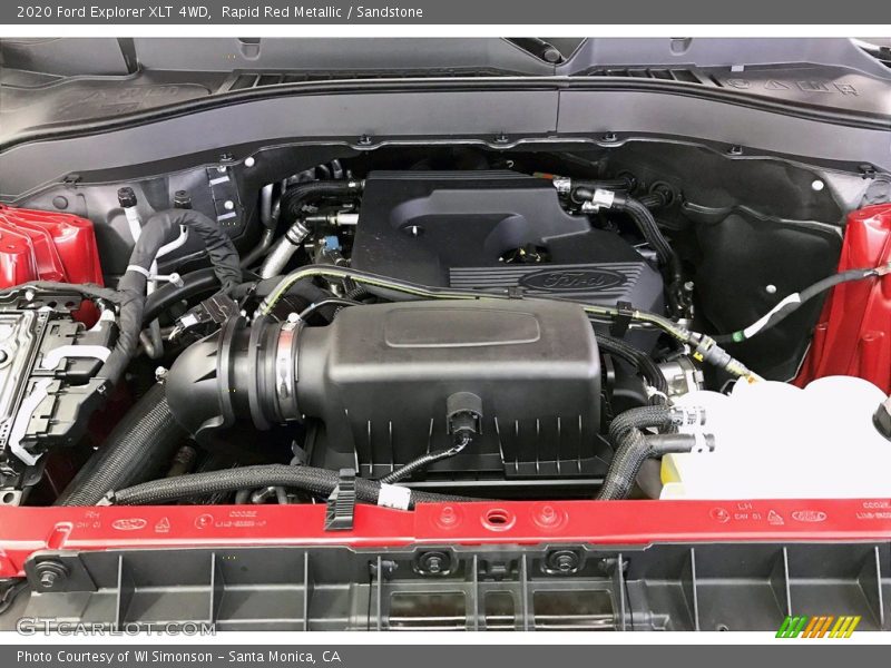 Rapid Red Metallic / Sandstone 2020 Ford Explorer XLT 4WD