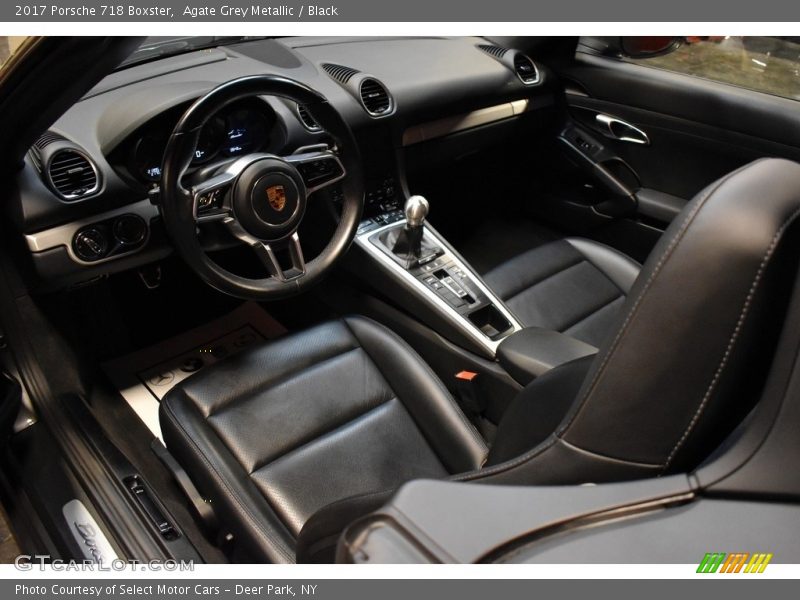 Agate Grey Metallic / Black 2017 Porsche 718 Boxster