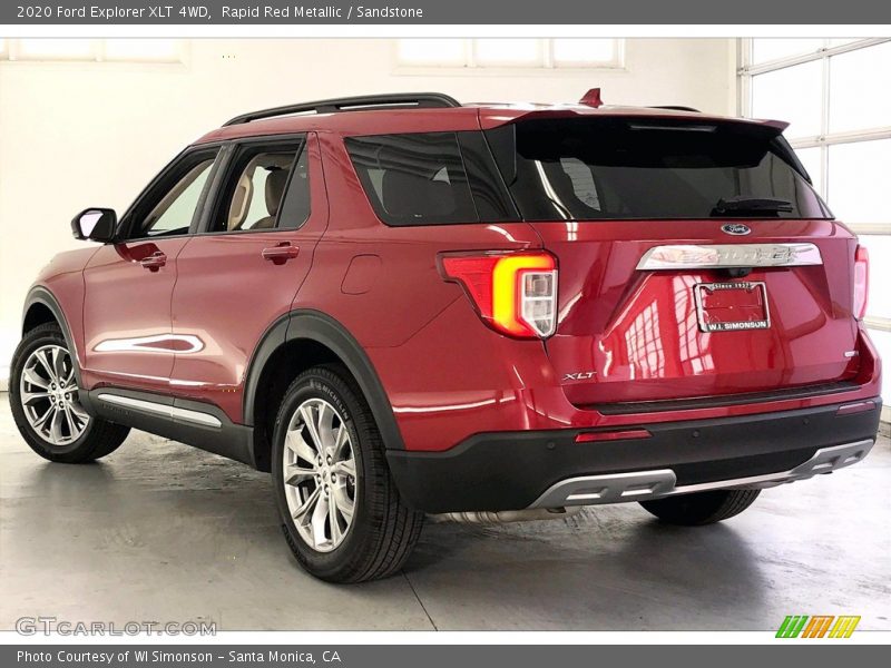 Rapid Red Metallic / Sandstone 2020 Ford Explorer XLT 4WD