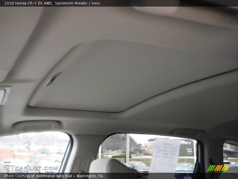 Sandstorm Metallic / Ivory 2018 Honda CR-V EX AWD