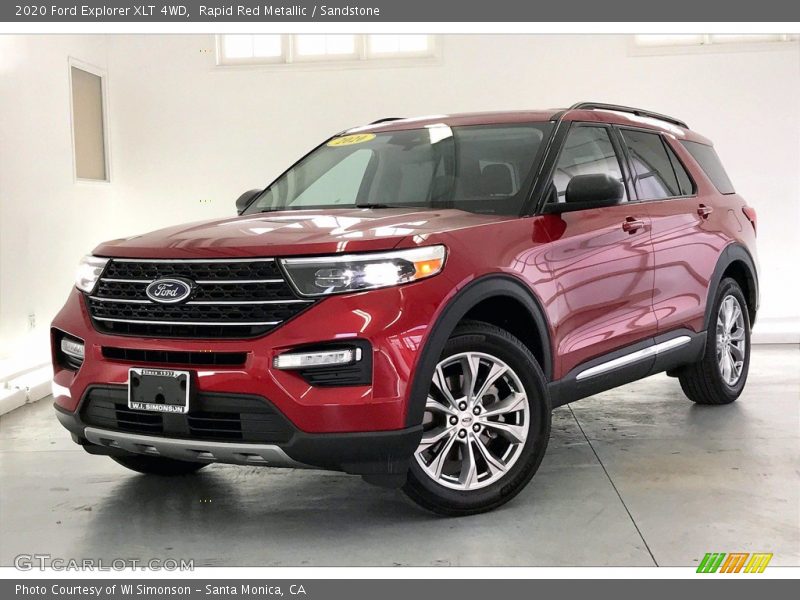 Rapid Red Metallic / Sandstone 2020 Ford Explorer XLT 4WD