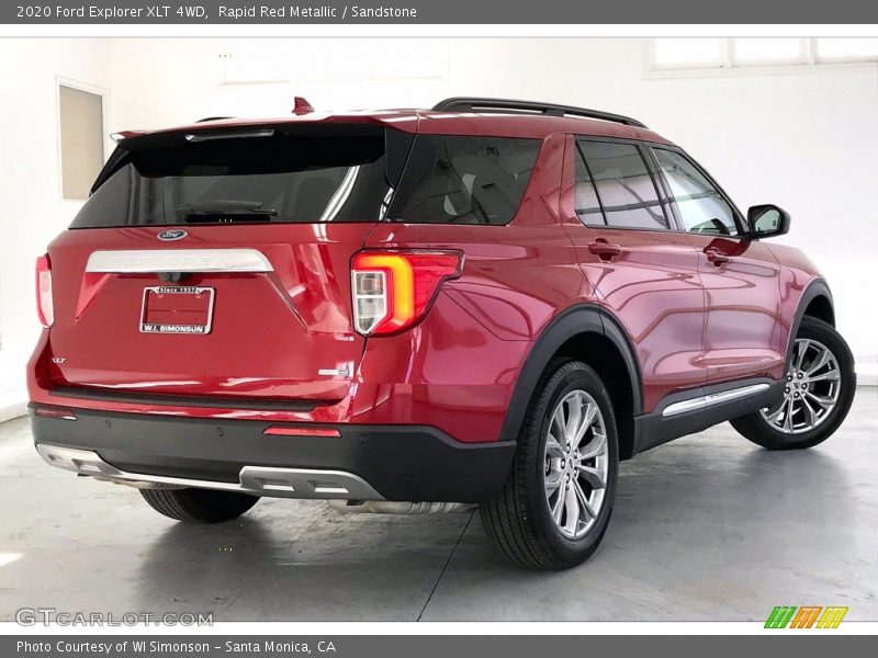 Rapid Red Metallic / Sandstone 2020 Ford Explorer XLT 4WD