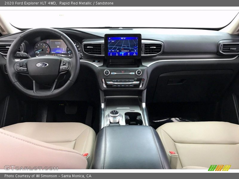 Rapid Red Metallic / Sandstone 2020 Ford Explorer XLT 4WD