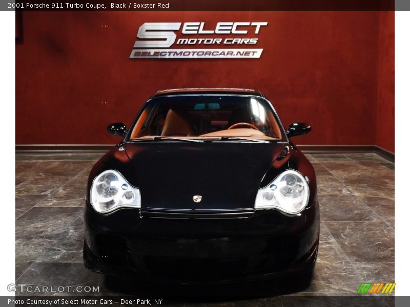 Black / Boxster Red 2001 Porsche 911 Turbo Coupe