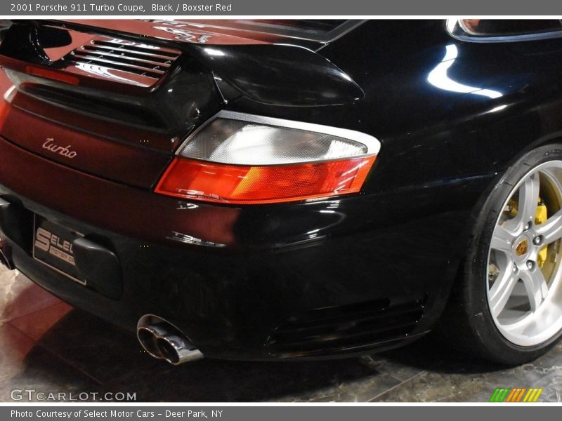 Black / Boxster Red 2001 Porsche 911 Turbo Coupe