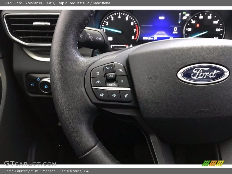 Rapid Red Metallic / Sandstone 2020 Ford Explorer XLT 4WD