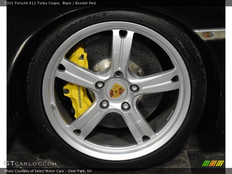Black / Boxster Red 2001 Porsche 911 Turbo Coupe