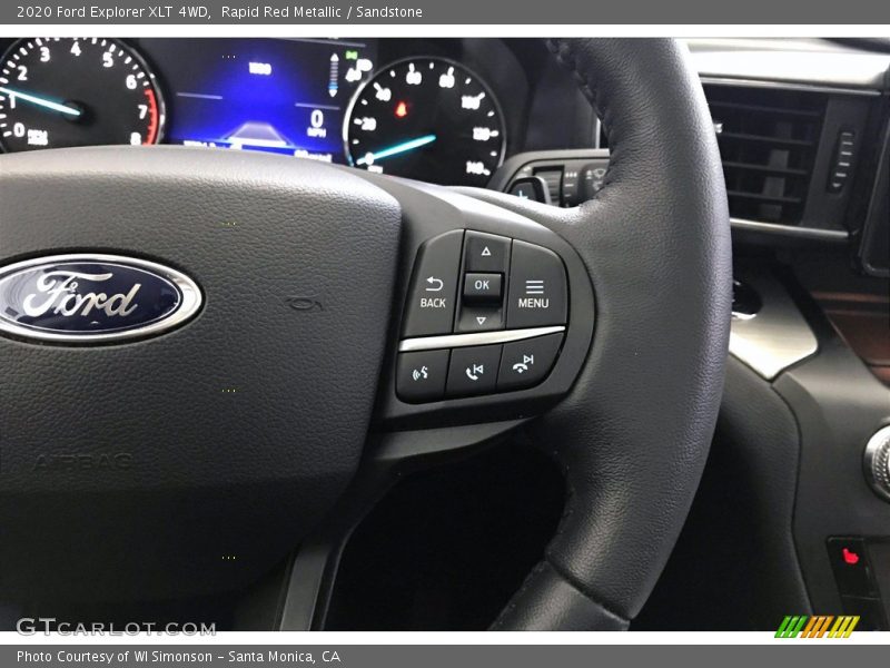 Rapid Red Metallic / Sandstone 2020 Ford Explorer XLT 4WD