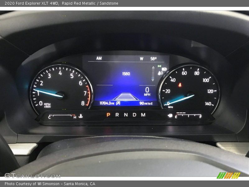 Rapid Red Metallic / Sandstone 2020 Ford Explorer XLT 4WD