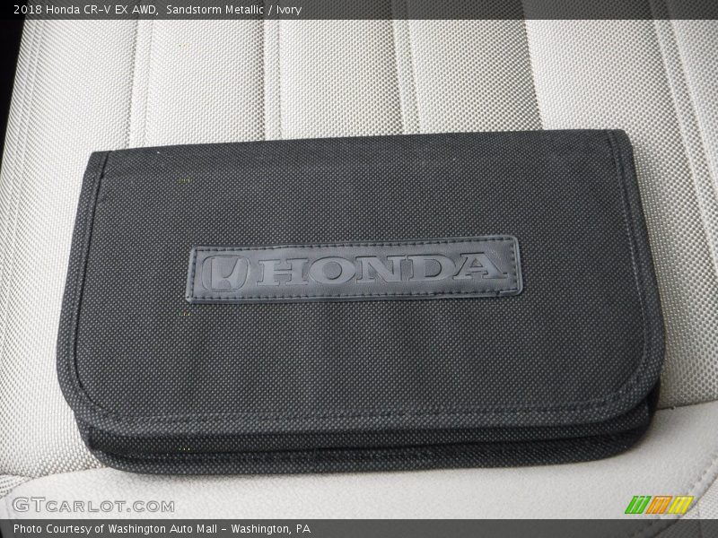 Sandstorm Metallic / Ivory 2018 Honda CR-V EX AWD