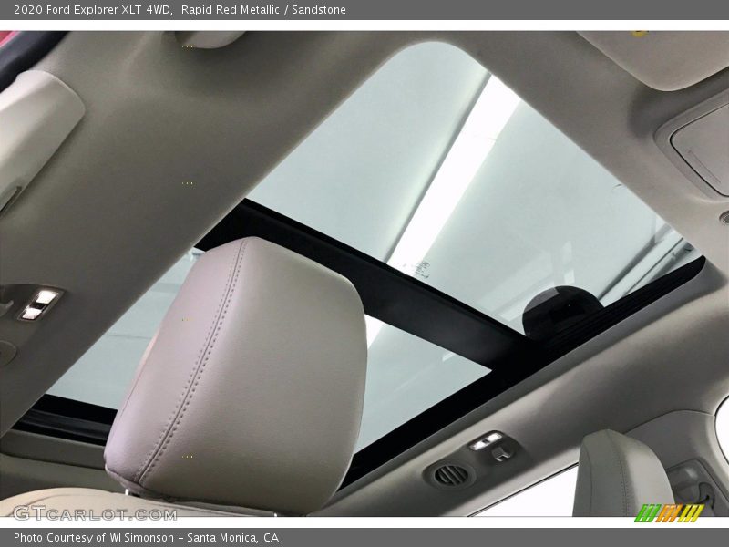 Rapid Red Metallic / Sandstone 2020 Ford Explorer XLT 4WD