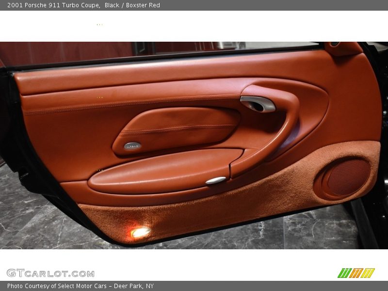 Black / Boxster Red 2001 Porsche 911 Turbo Coupe