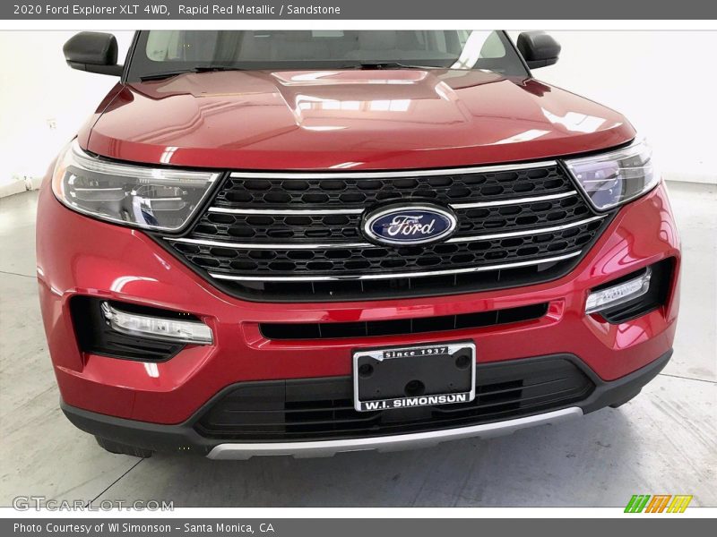 Rapid Red Metallic / Sandstone 2020 Ford Explorer XLT 4WD