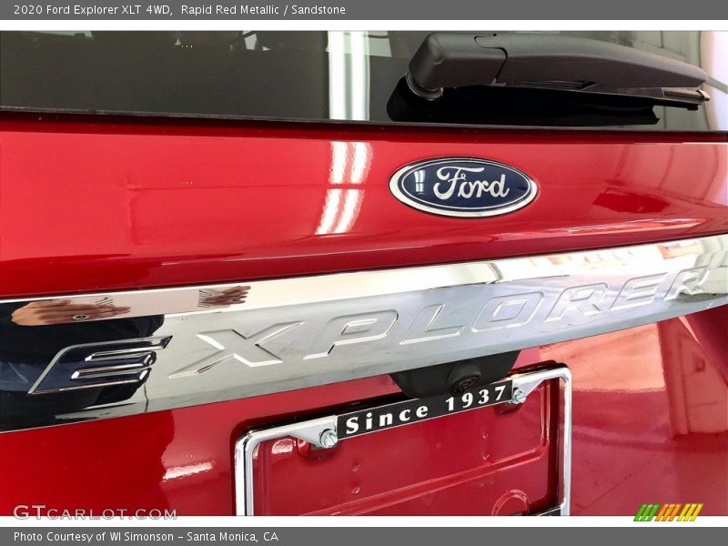 Rapid Red Metallic / Sandstone 2020 Ford Explorer XLT 4WD