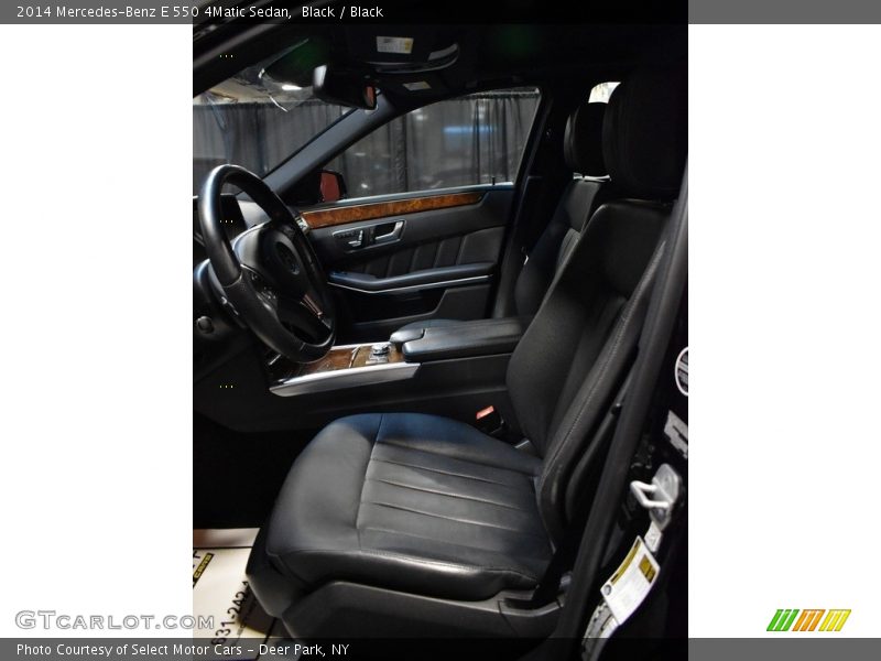 Black / Black 2014 Mercedes-Benz E 550 4Matic Sedan
