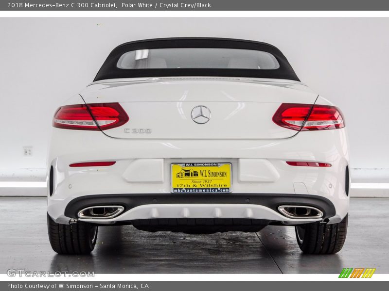 Polar White / Crystal Grey/Black 2018 Mercedes-Benz C 300 Cabriolet