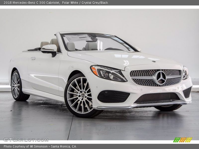 Front 3/4 View of 2018 C 300 Cabriolet