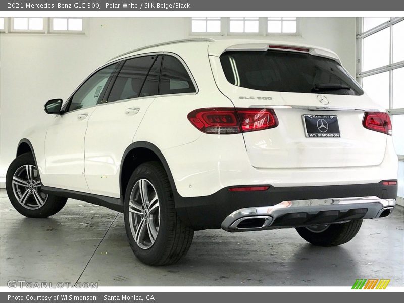 Polar White / Silk Beige/Black 2021 Mercedes-Benz GLC 300