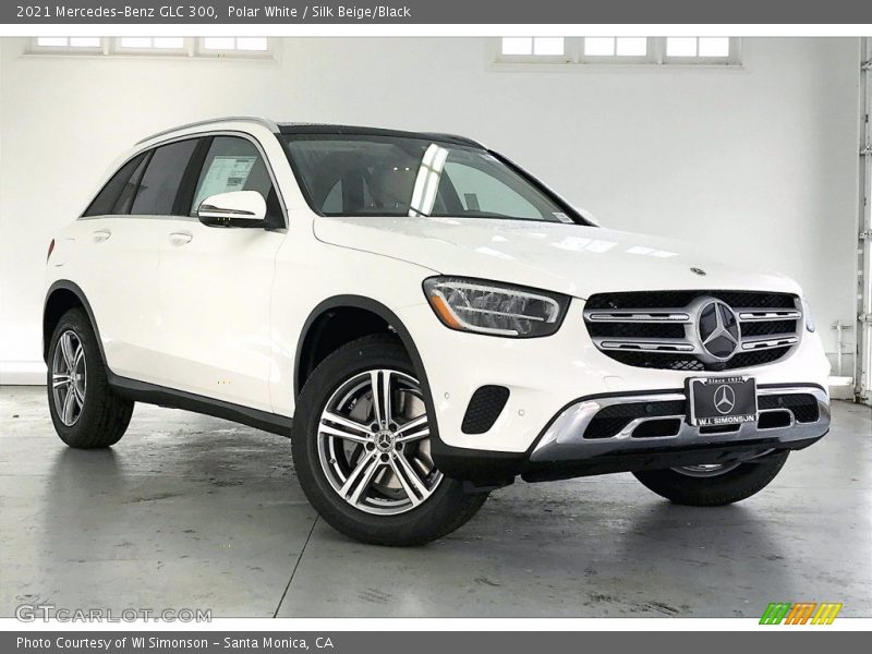 Polar White / Silk Beige/Black 2021 Mercedes-Benz GLC 300