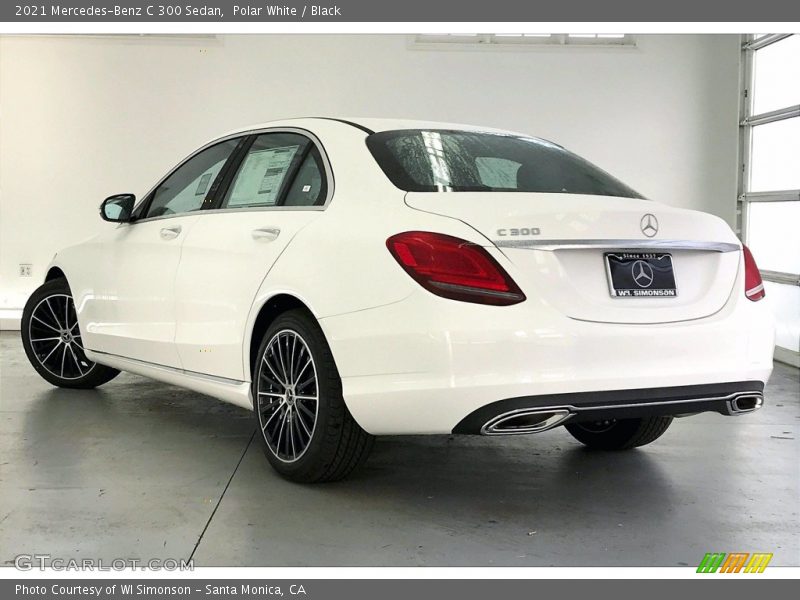 Polar White / Black 2021 Mercedes-Benz C 300 Sedan