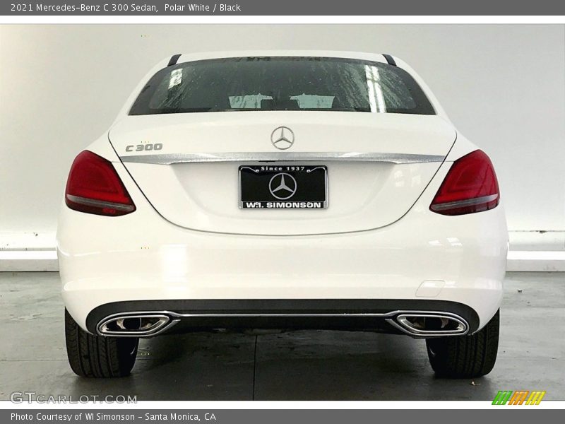 Polar White / Black 2021 Mercedes-Benz C 300 Sedan