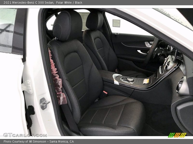 Polar White / Black 2021 Mercedes-Benz C 300 Sedan