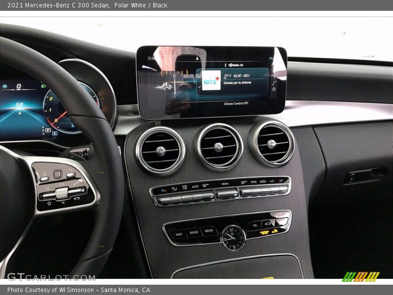 Polar White / Black 2021 Mercedes-Benz C 300 Sedan