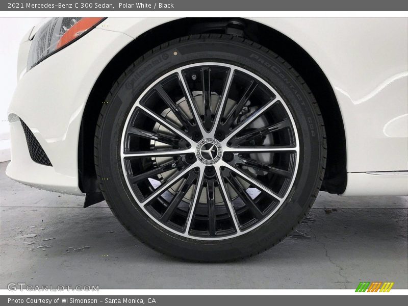 Polar White / Black 2021 Mercedes-Benz C 300 Sedan