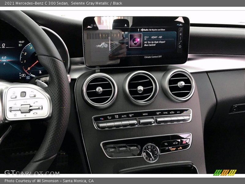 Selenite Gray Metallic / Black 2021 Mercedes-Benz C 300 Sedan