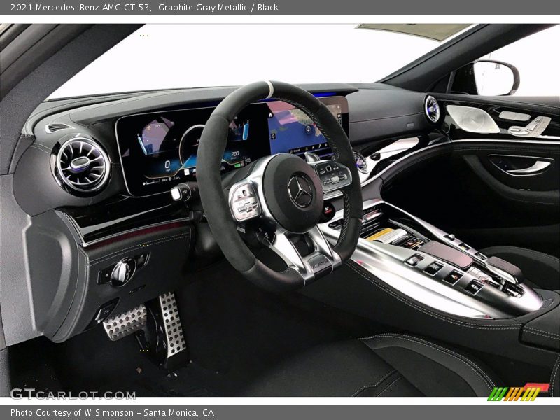 Graphite Gray Metallic / Black 2021 Mercedes-Benz AMG GT 53