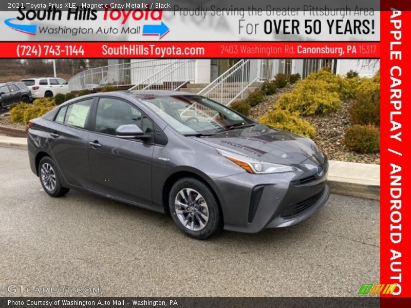 Magnetic Gray Metallic / Black 2021 Toyota Prius XLE