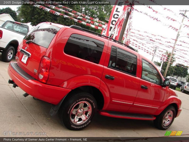 Flame Red / Dark Khaki/Light Graystone 2005 Dodge Durango Limited 4x4