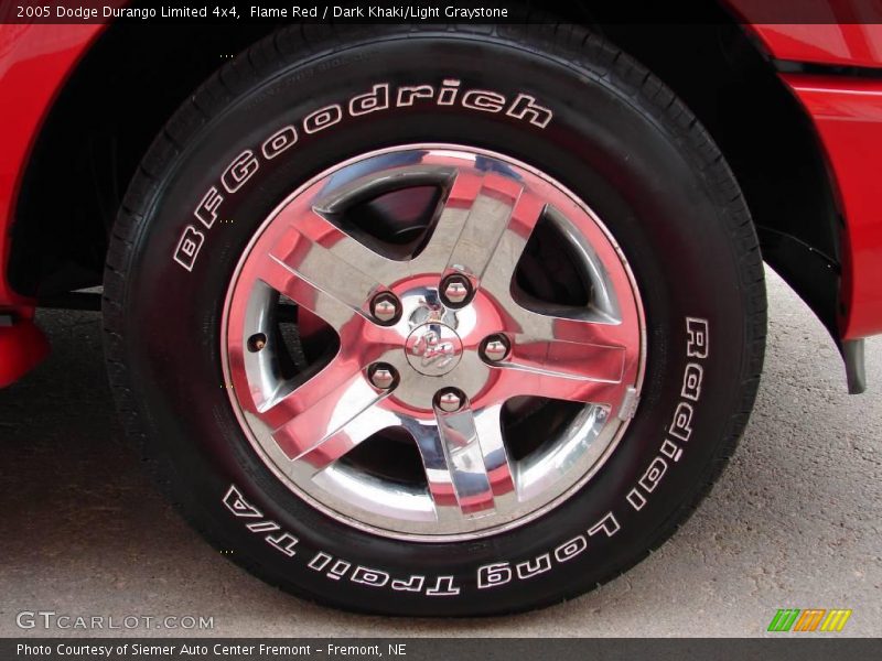 Flame Red / Dark Khaki/Light Graystone 2005 Dodge Durango Limited 4x4