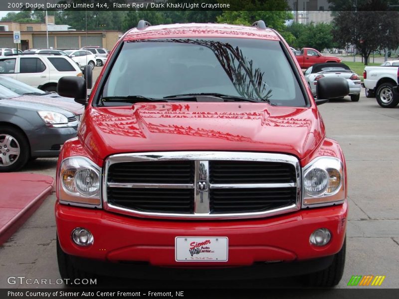 Flame Red / Dark Khaki/Light Graystone 2005 Dodge Durango Limited 4x4