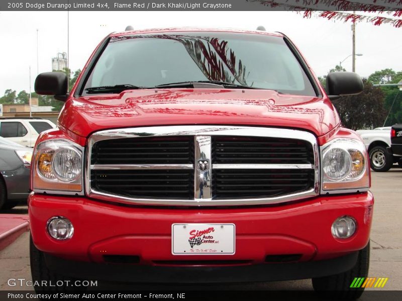 Flame Red / Dark Khaki/Light Graystone 2005 Dodge Durango Limited 4x4