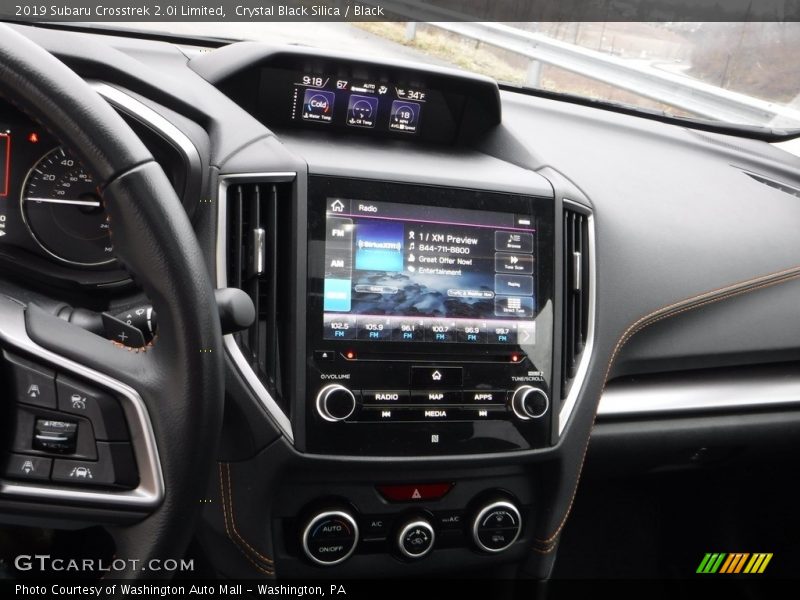Crystal Black Silica / Black 2019 Subaru Crosstrek 2.0i Limited